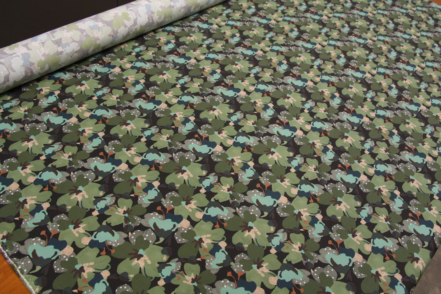 Treloyan Green Poplin - Liberty Fabric - Image 5