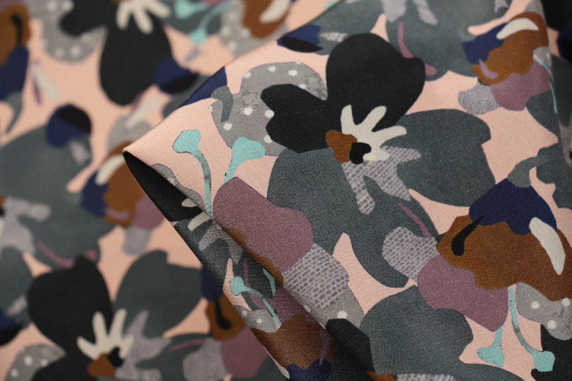 Treloyan Pink - Liberty Silk Crepe De Chine