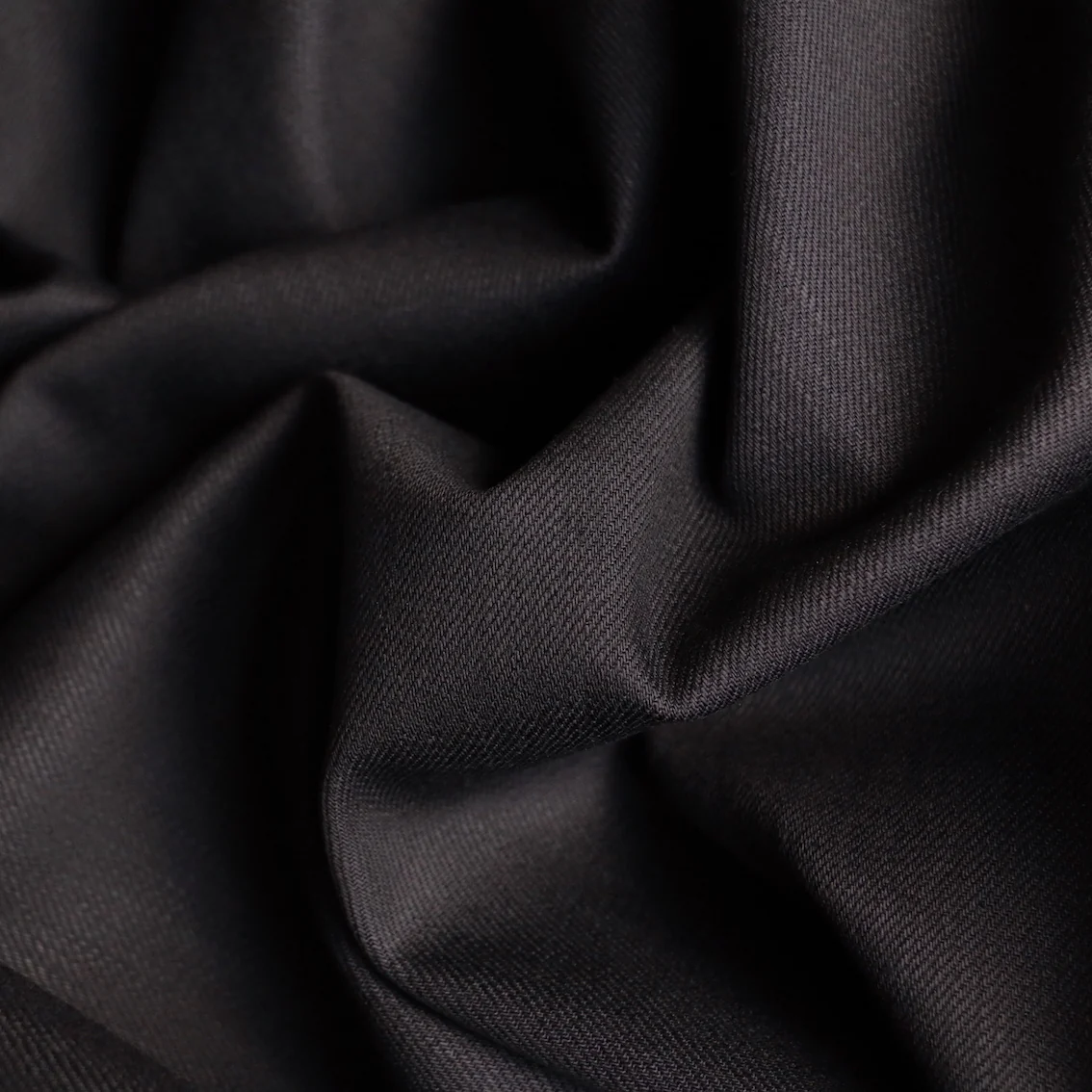 Trento Nero Stretch Denim - Image 2