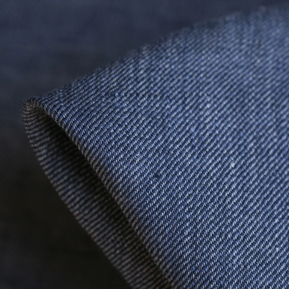 Trevi Blue Linen Twill