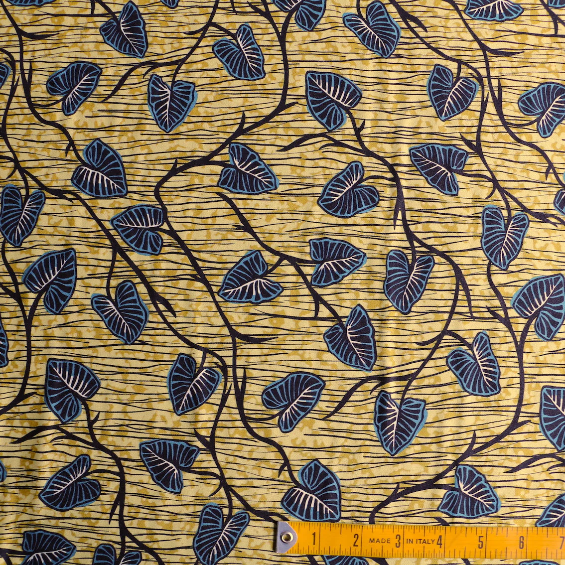 Tropical Lemon Viscose Poplin - Image 3