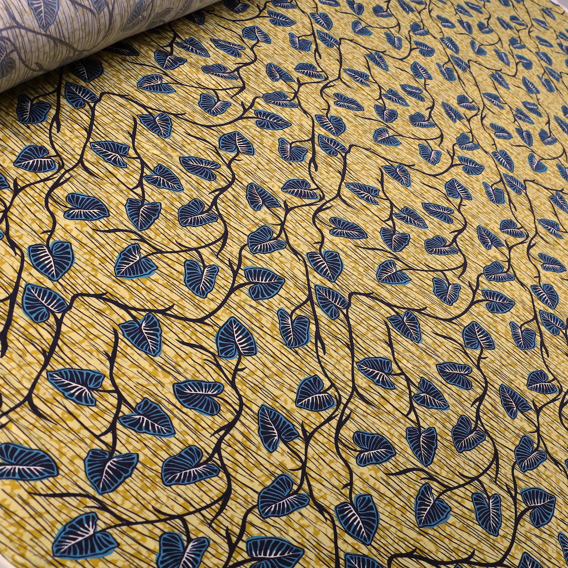 Tropical Lemon Viscose Poplin - Image 4