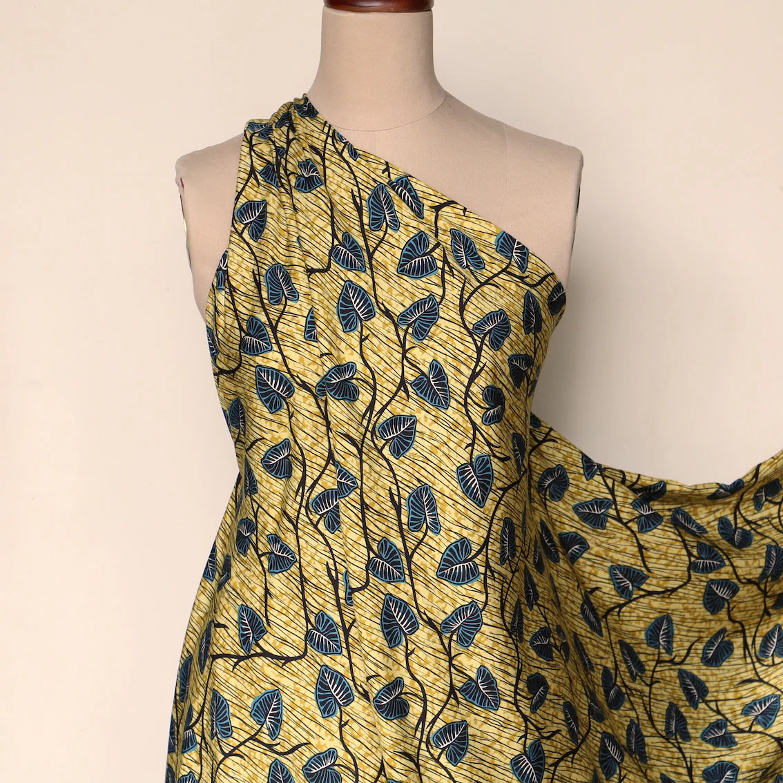 Tropical Lemon Viscose Poplin - Image 6