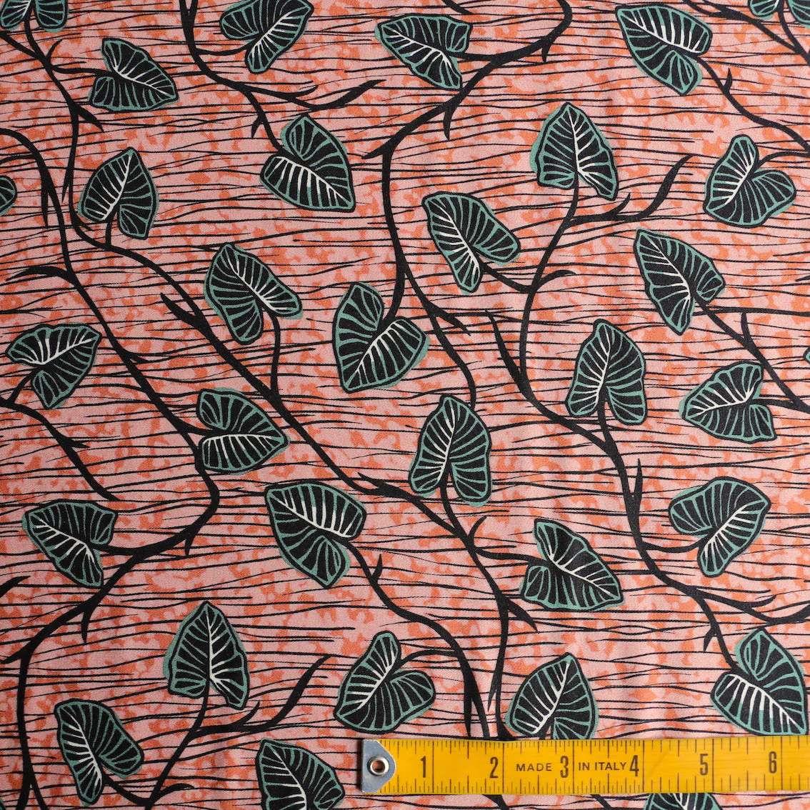 Tropical Orange Viscose Poplin - Image 3