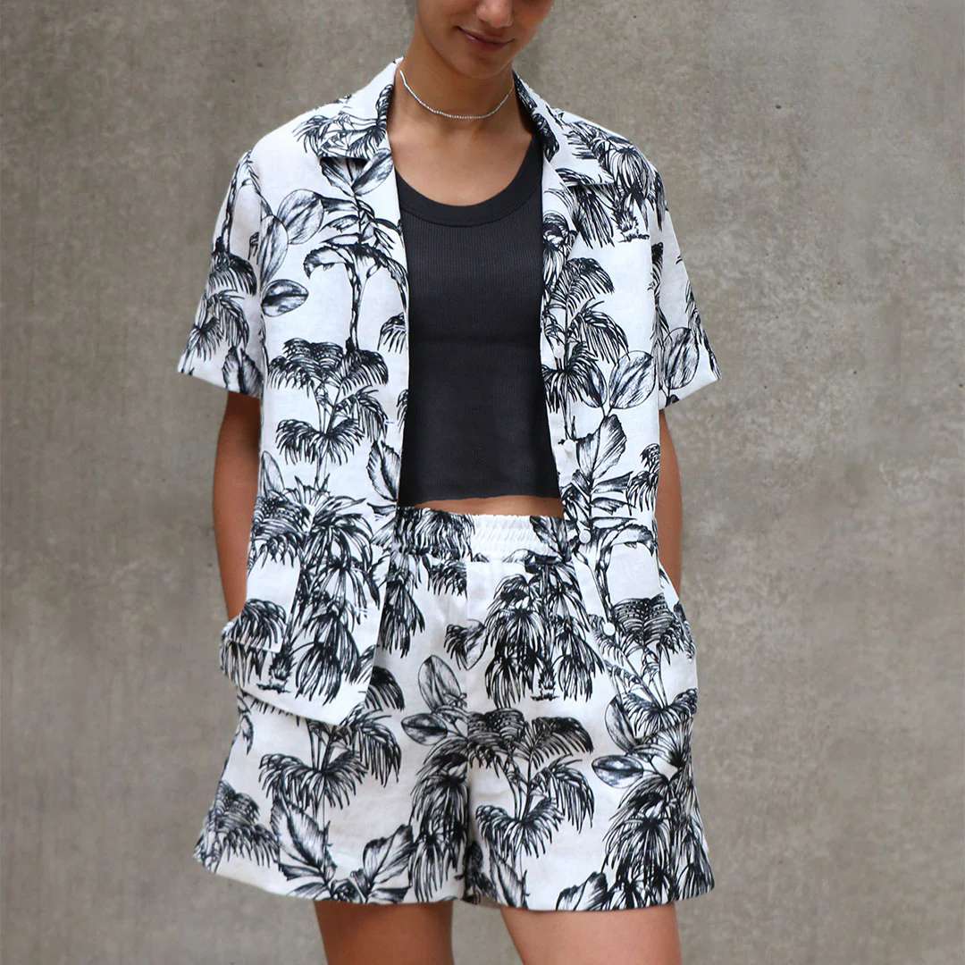 Tropicale Printed Linen - Image 3