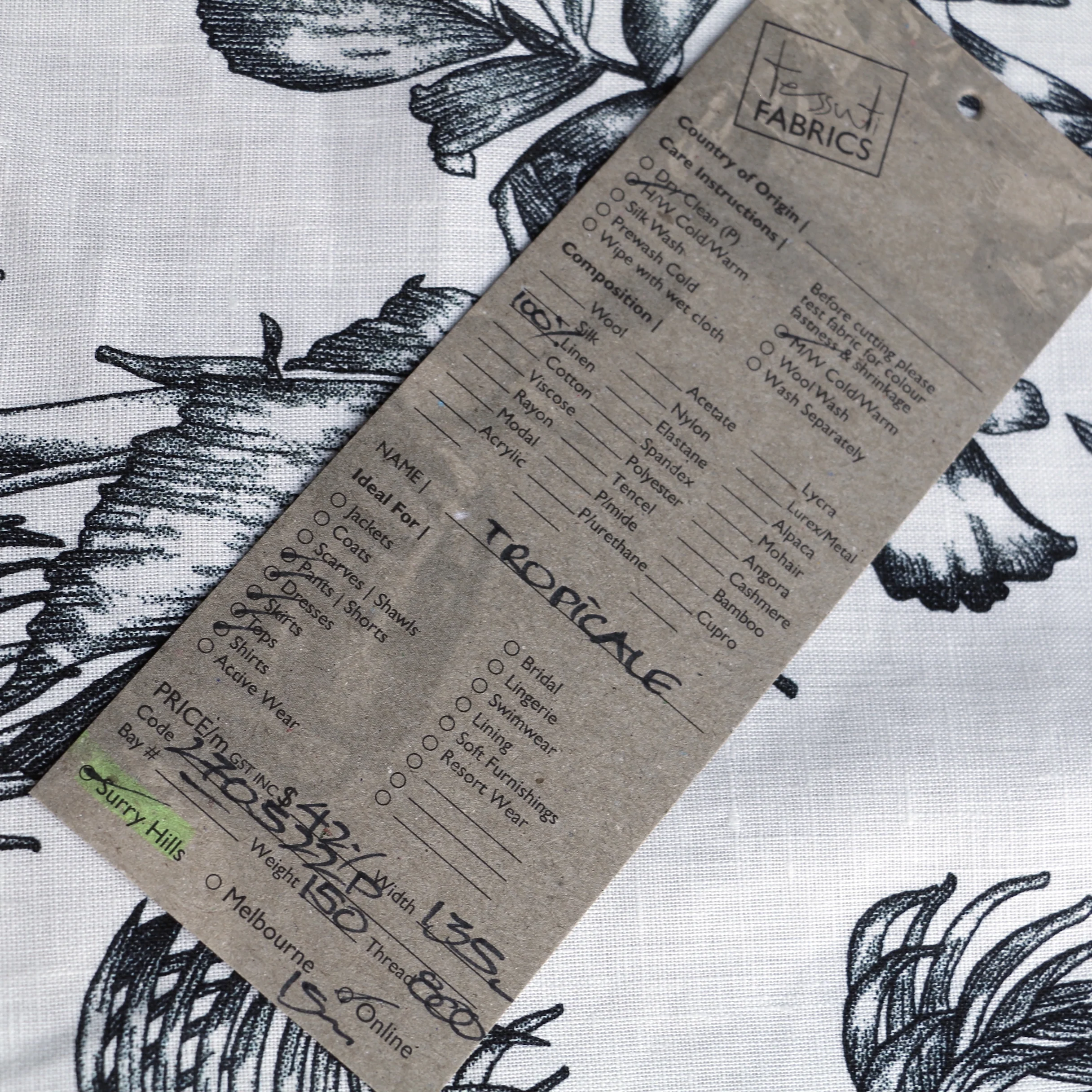 Tropicale Printed Linen - Image 6