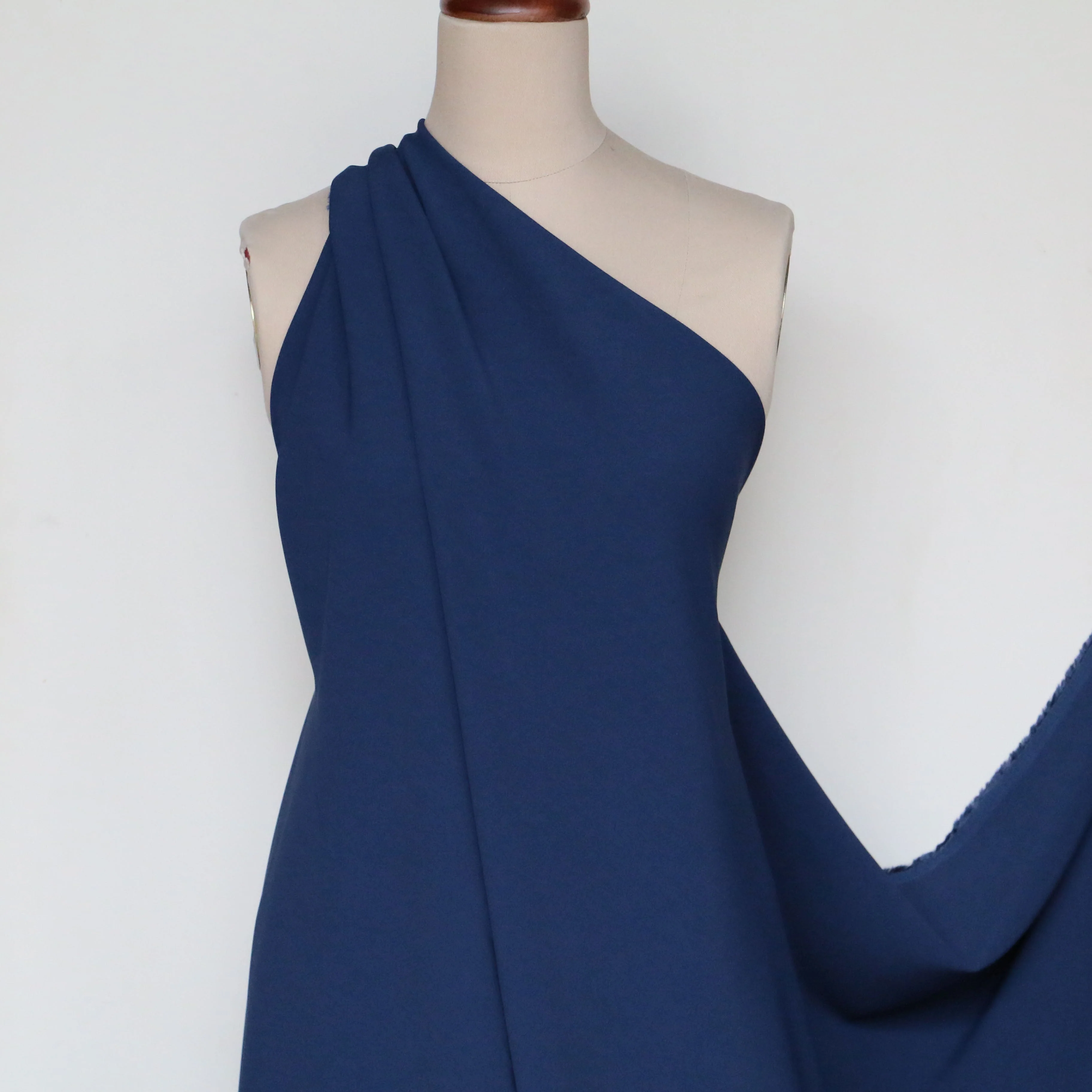 True Blue Dark Faille Crepe - Image 4