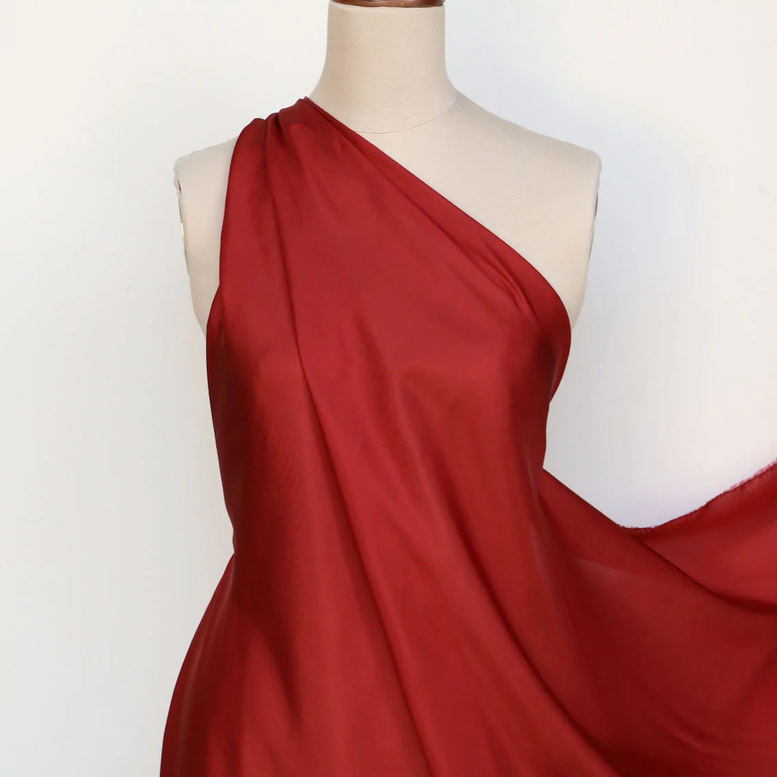 Truetone Red Silk Habutai - Image 4