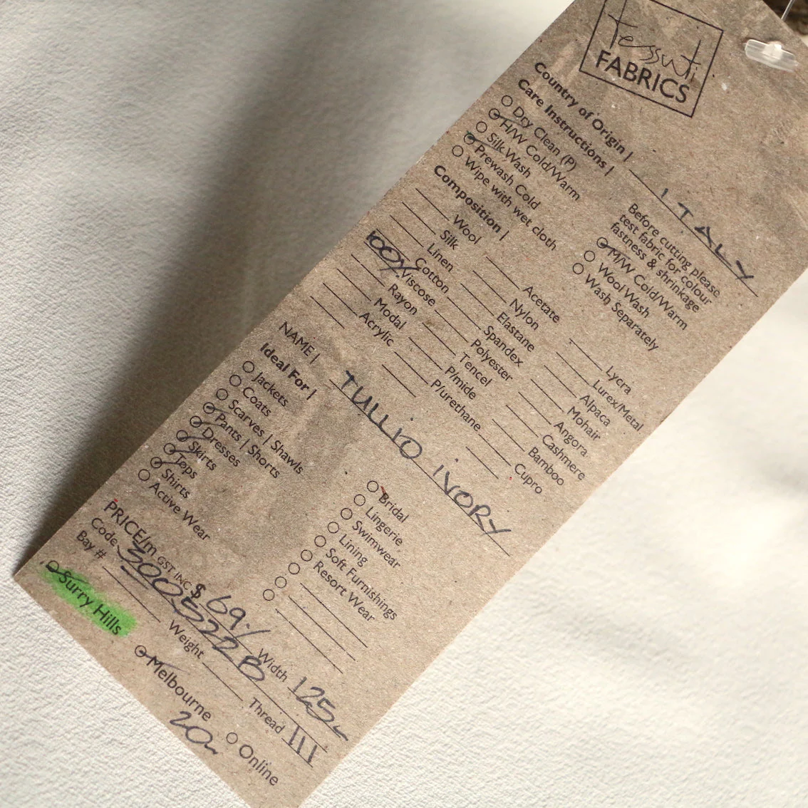 Tullio Ivory Crepe - Image 3