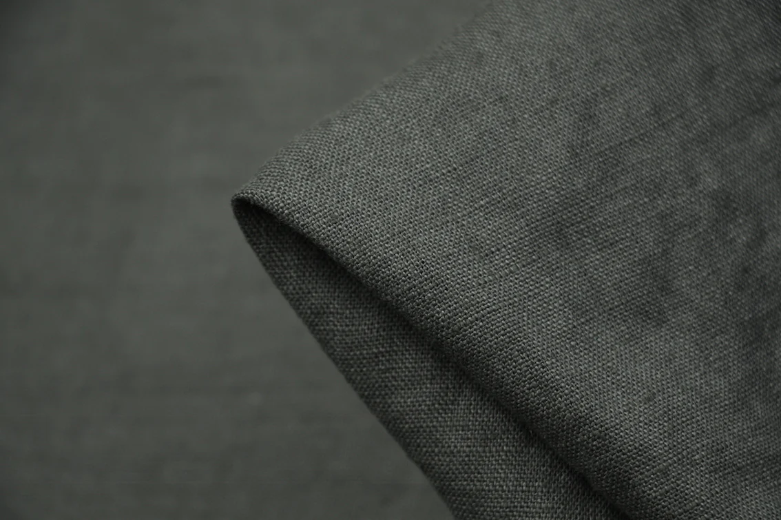 EU Tumble Green Washed Linen