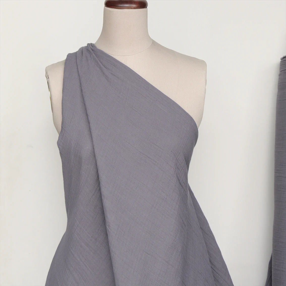Tumbled Grey Double Gauze - Image 4