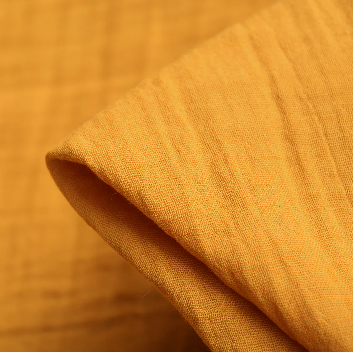 Tumbled Honey Double Gauze