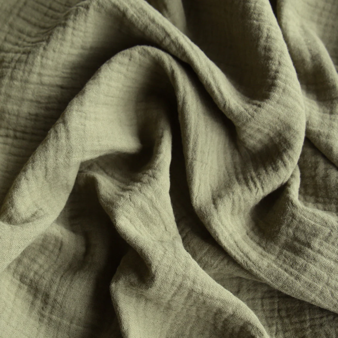 Tumbled Leaf Double Gauze - Image 2