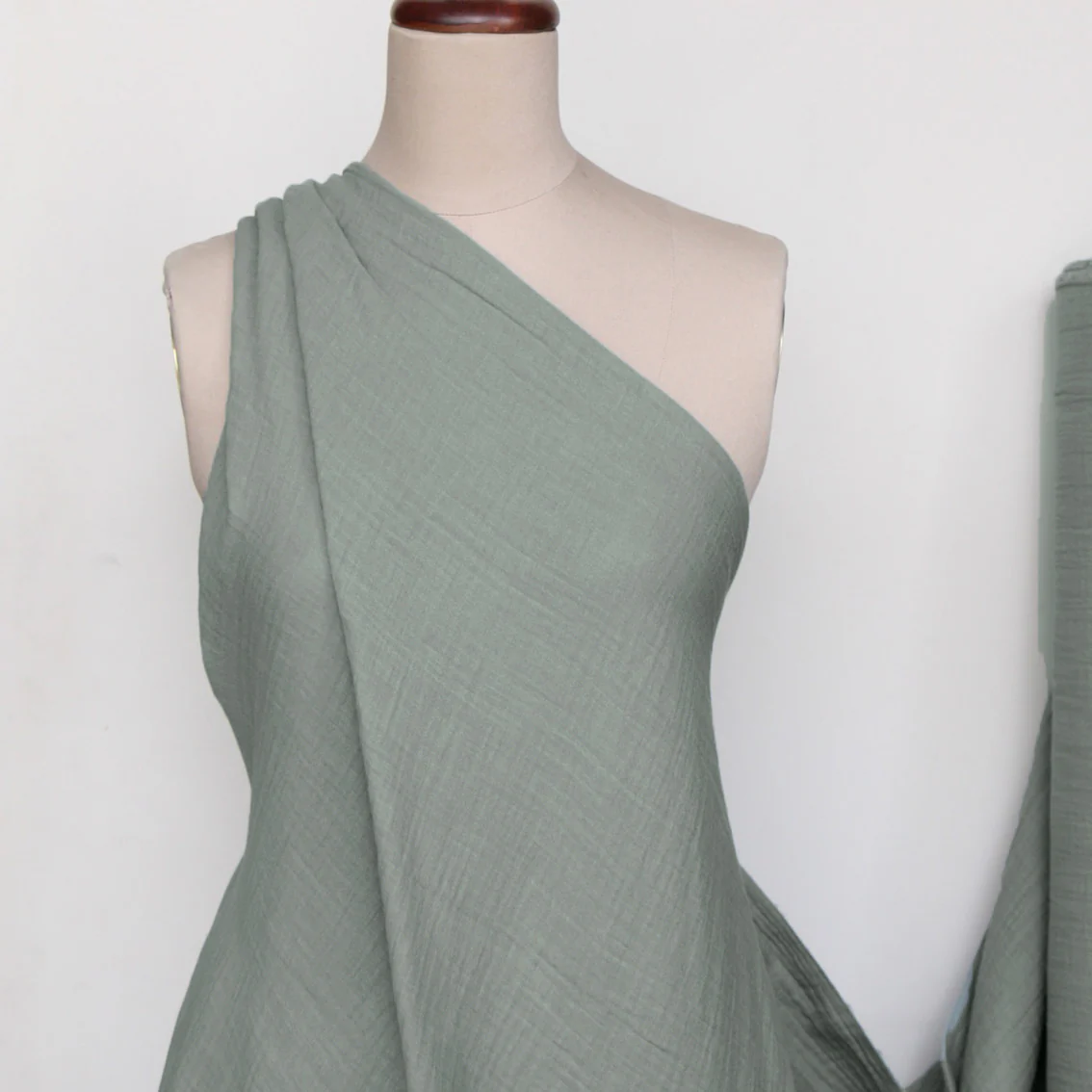 Tumbled Sage Double Gauze - Image 4