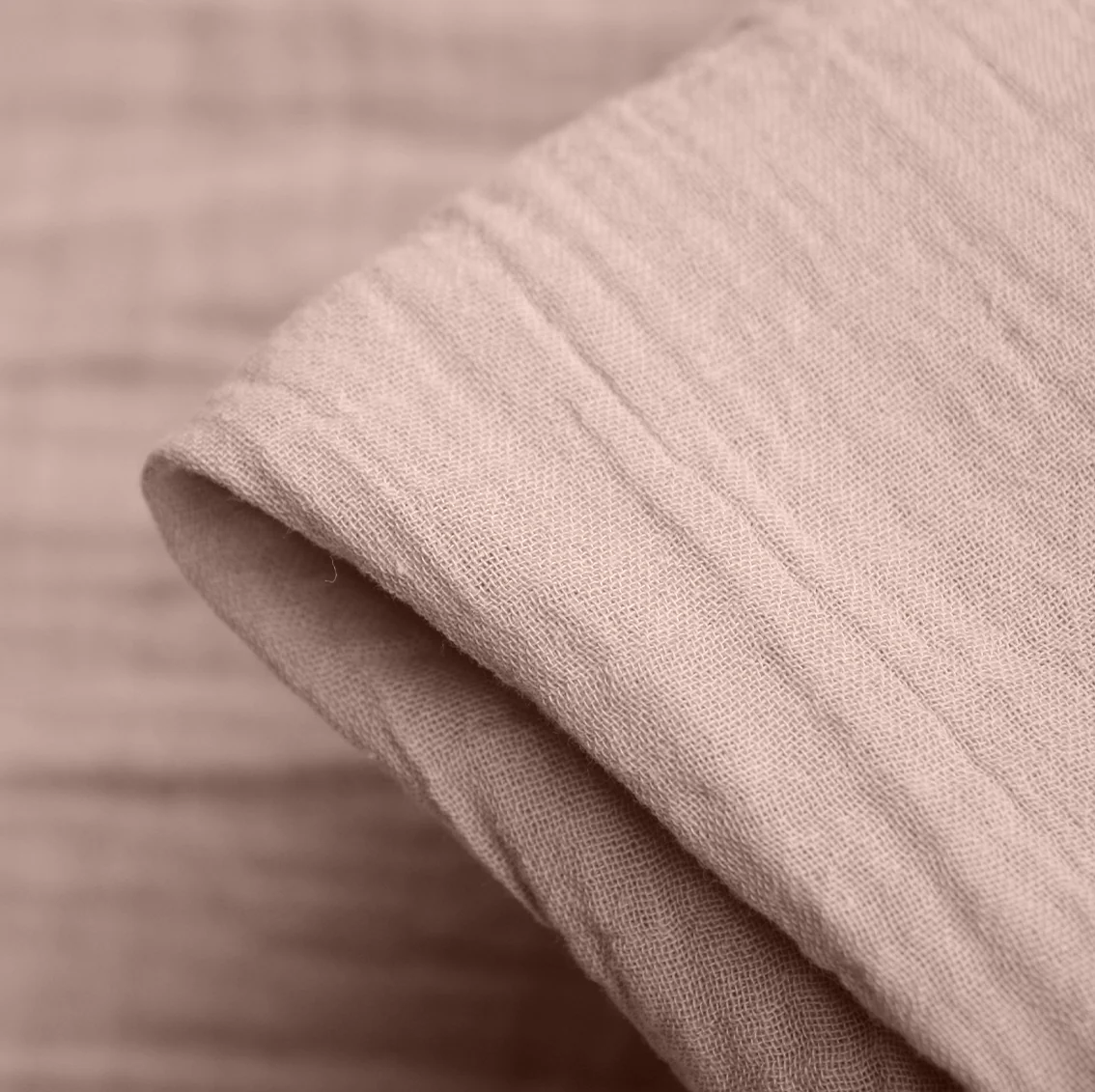 Tumbled Tea Rose Double Gauze