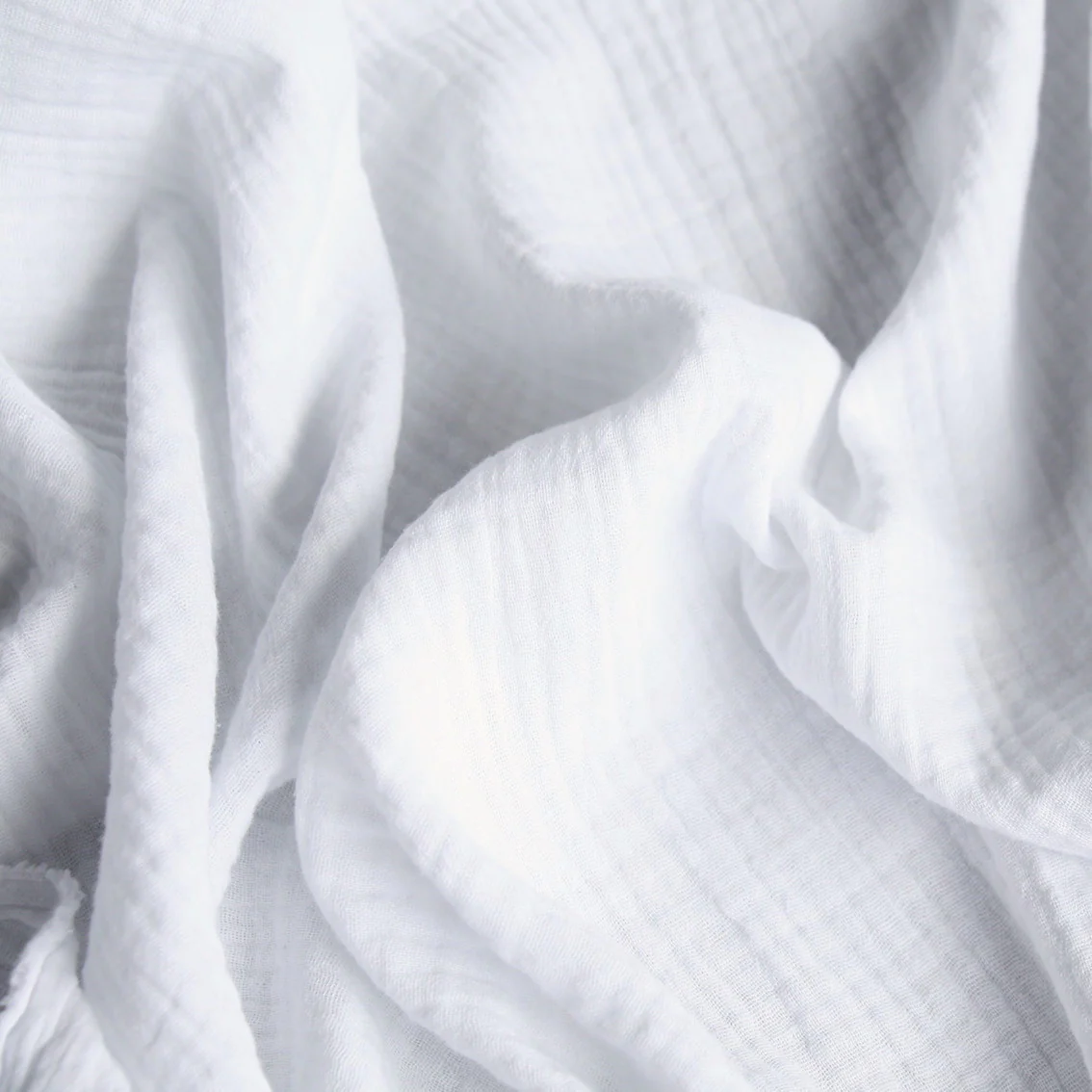 Tumbled White Double Gauze - Image 2