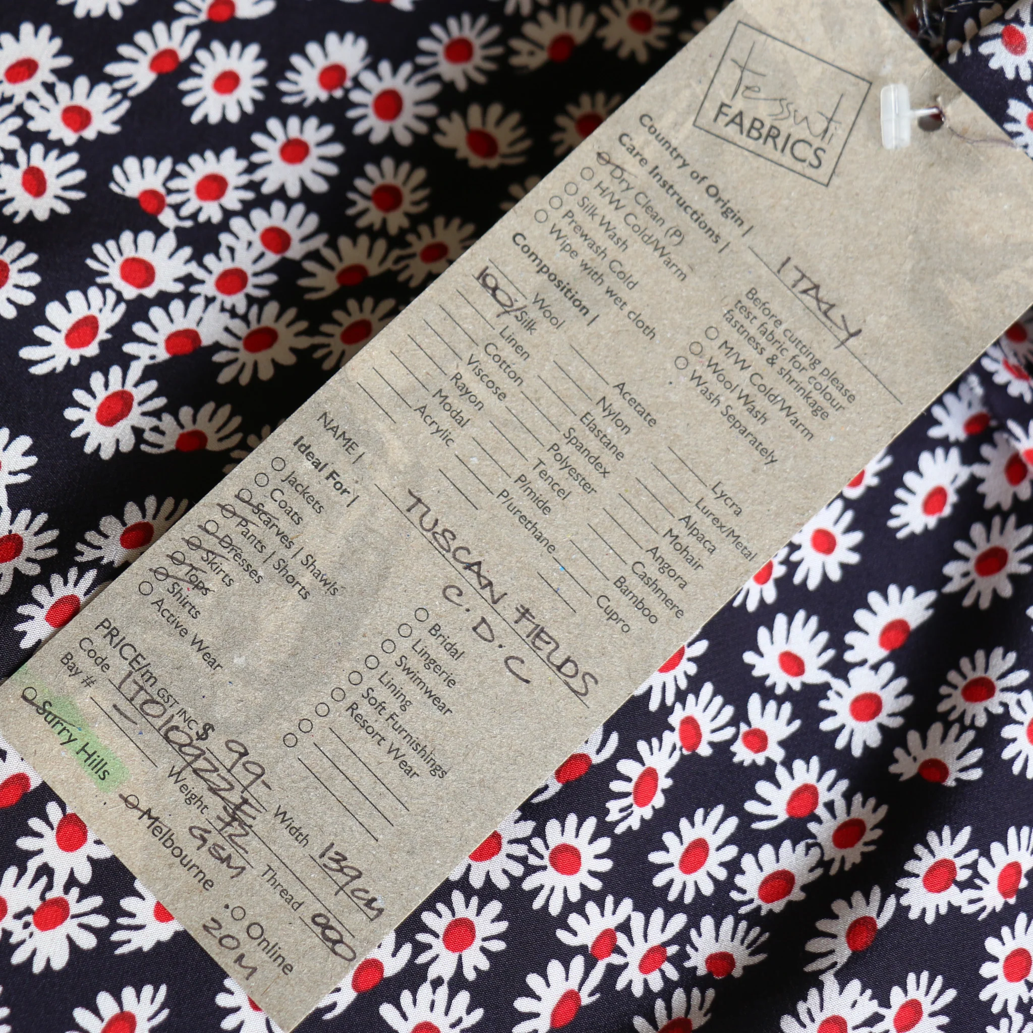 Tuscan Fields Silk Crepe De Chine - Image 4