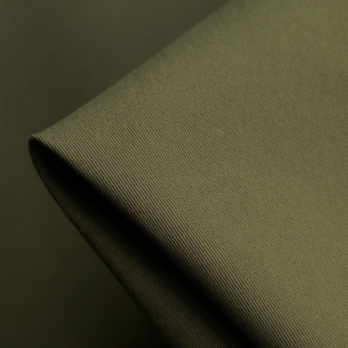 Tuscany Green Stretch Cotton