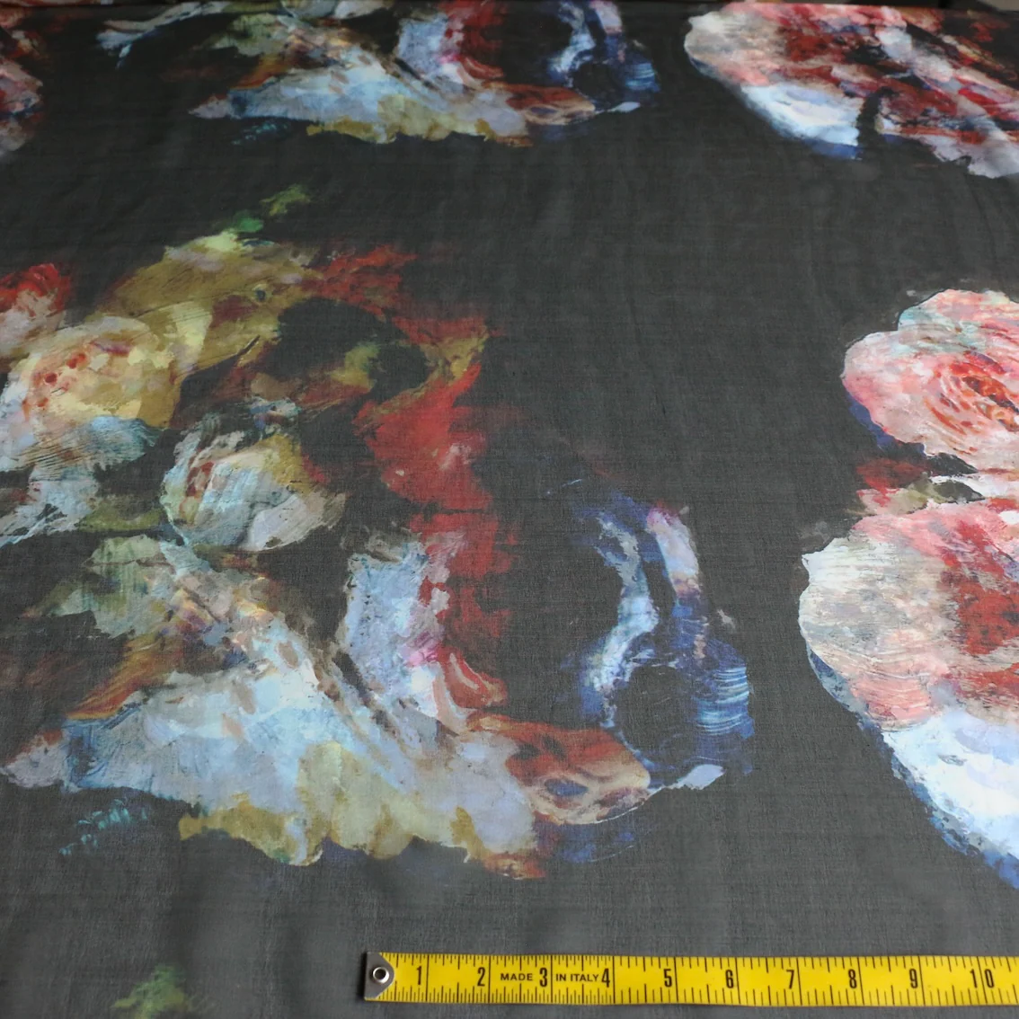 Twilight Roses Silk Chiffon - Image 3