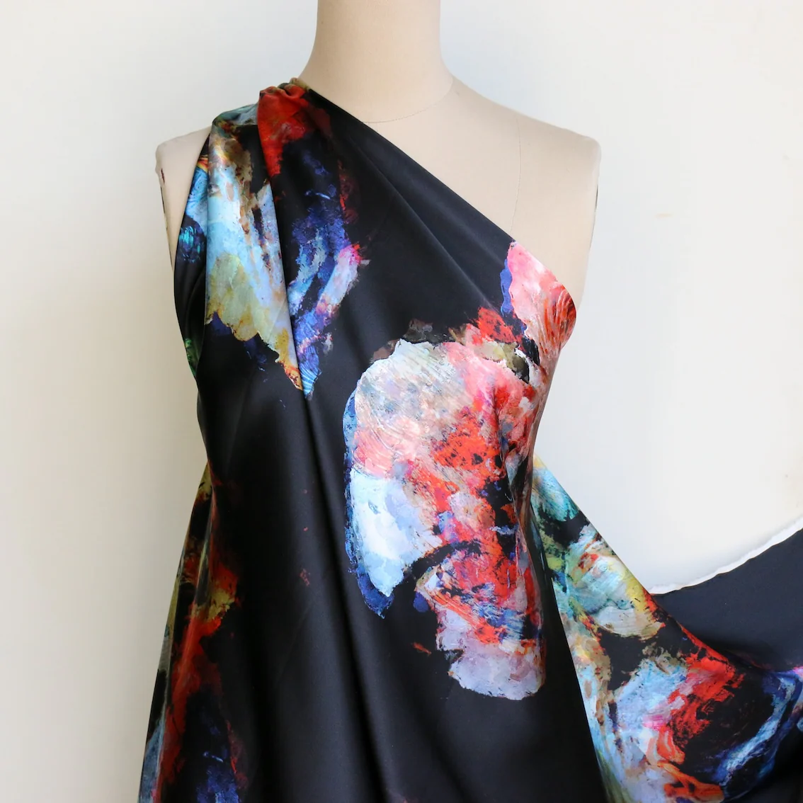 Twilight Roses Silk Satin - Image 6