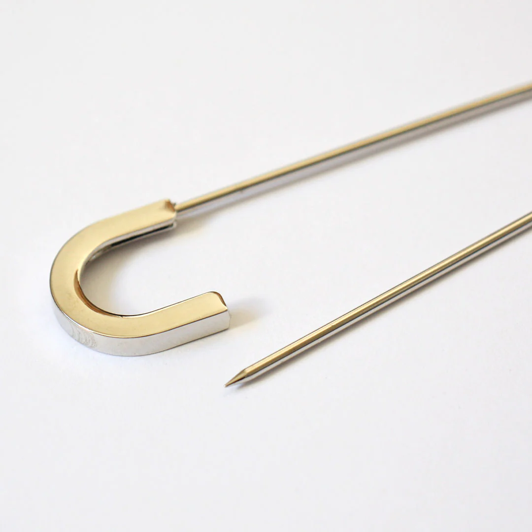 U Kilt Pin/Shiny Silver - 7.5cm (3")