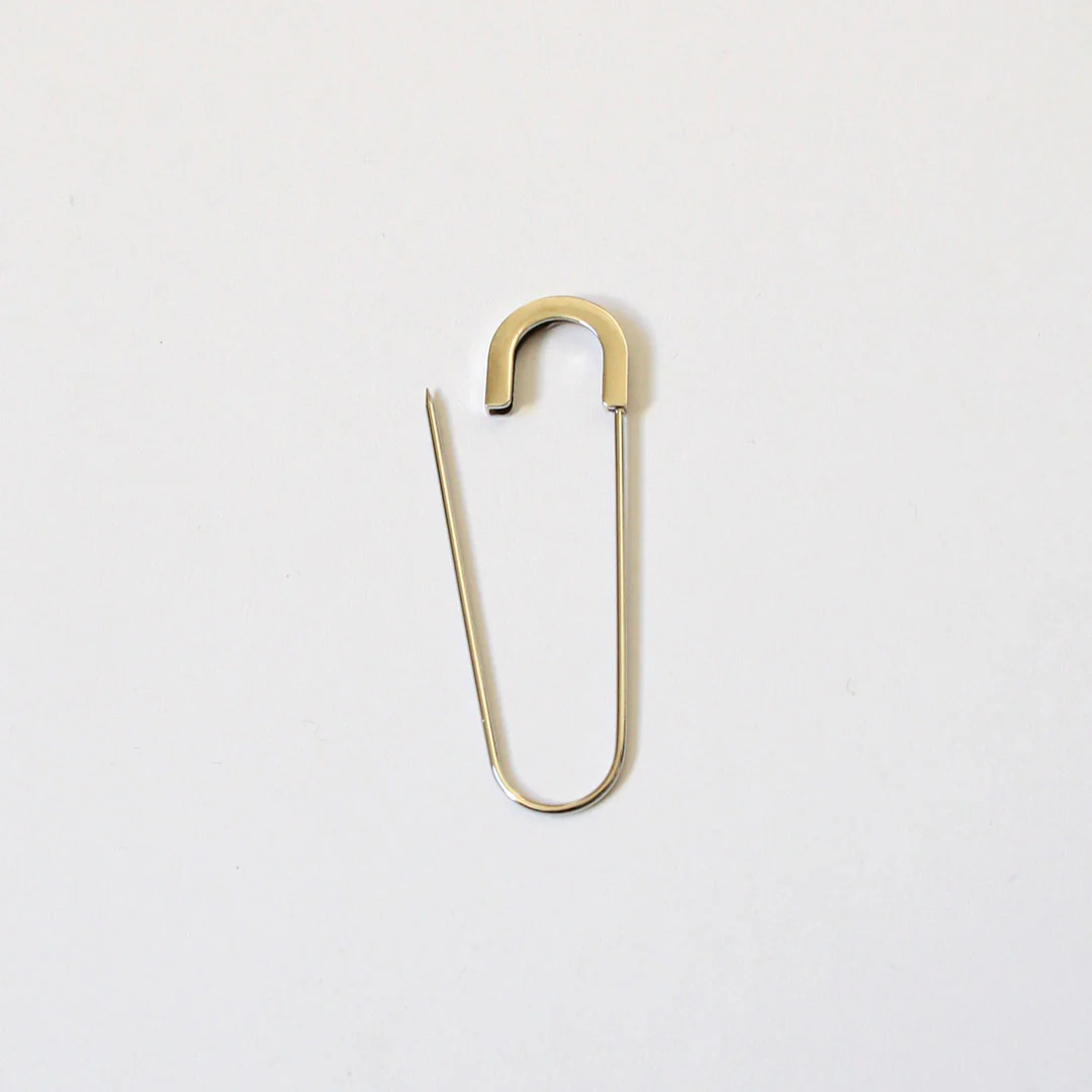 U Kilt Pin/Shiny Silver - 7.5cm (3") - Image 2
