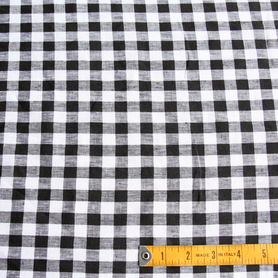 Uma Check Black - Gingham Linen - Image 3