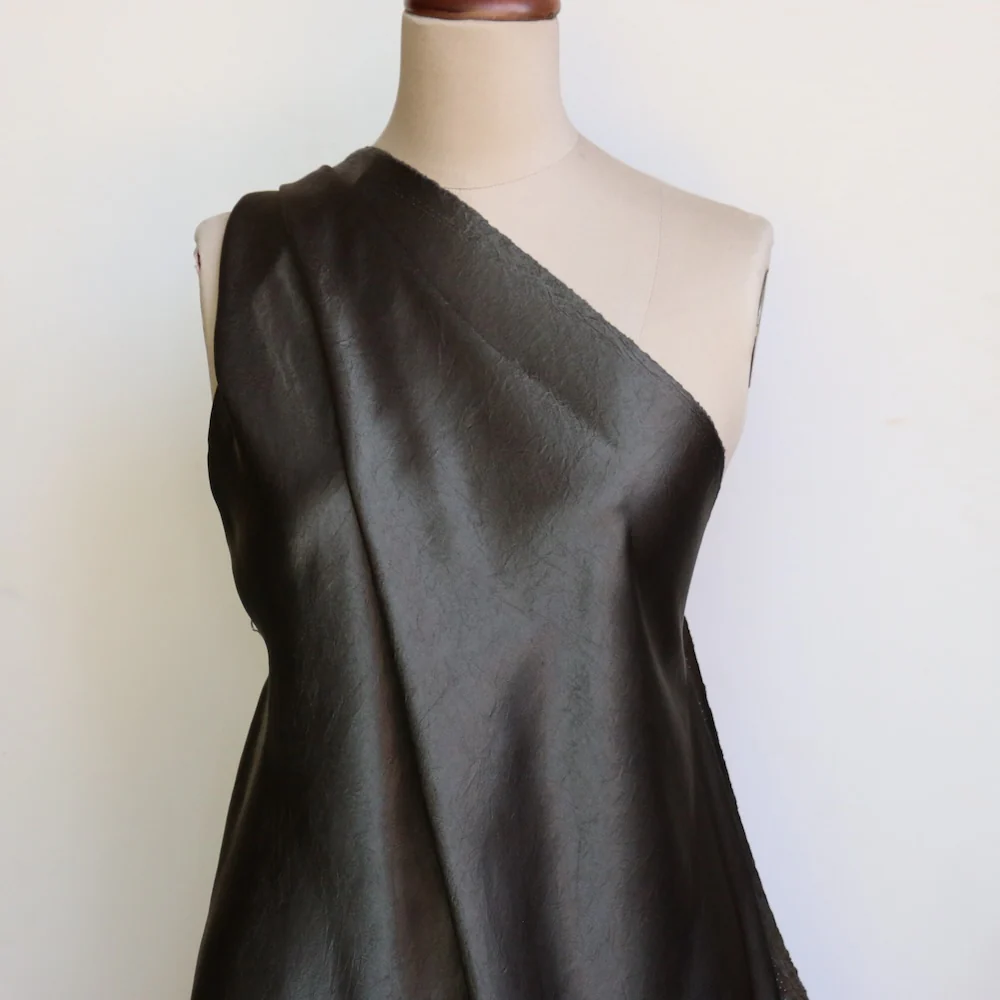 Valeria Olive Vintage Satin - Image 4