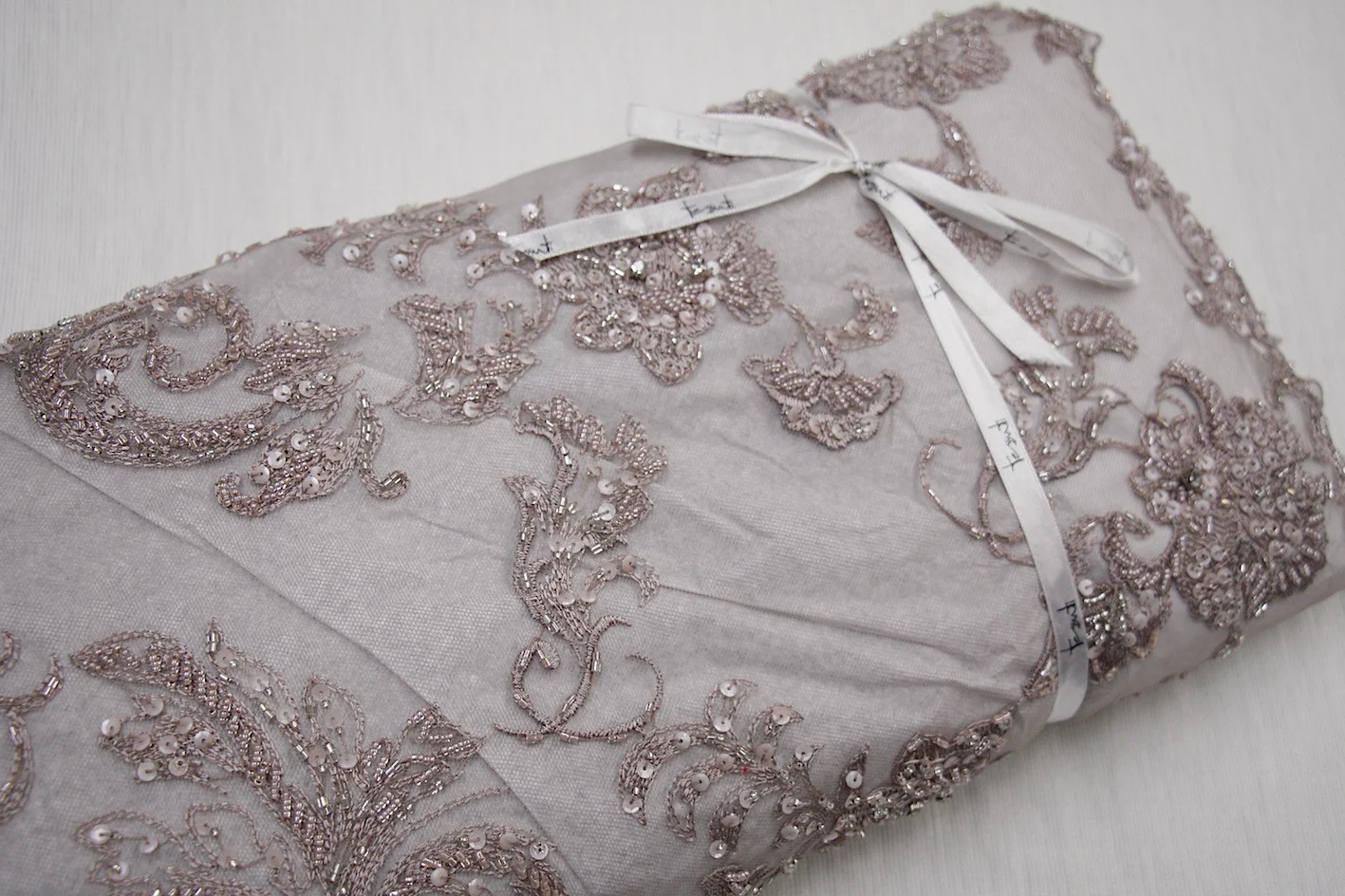 Valerie Dusty Pink Embellished Tulle