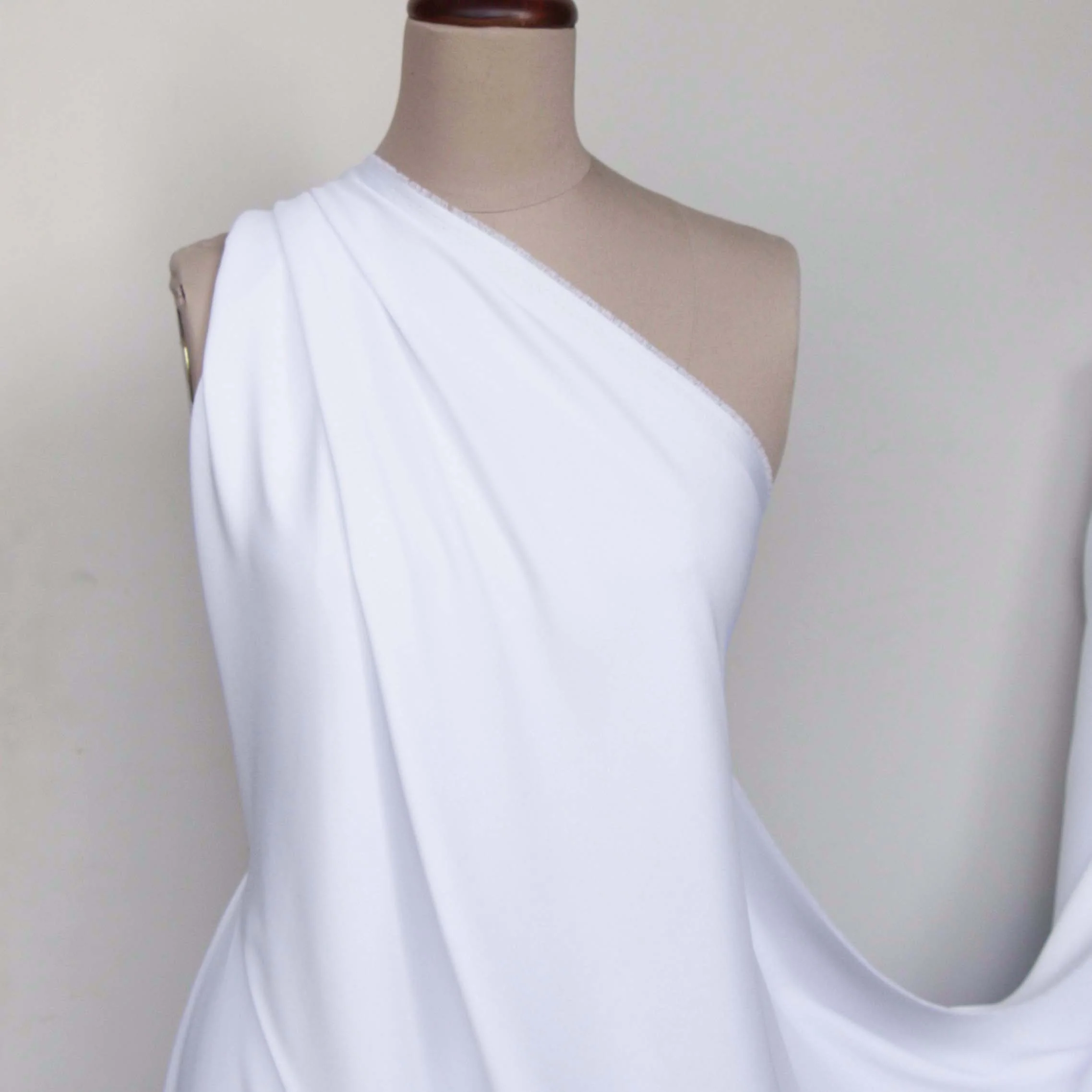 Vanity White - Stretch Satin - Image 3