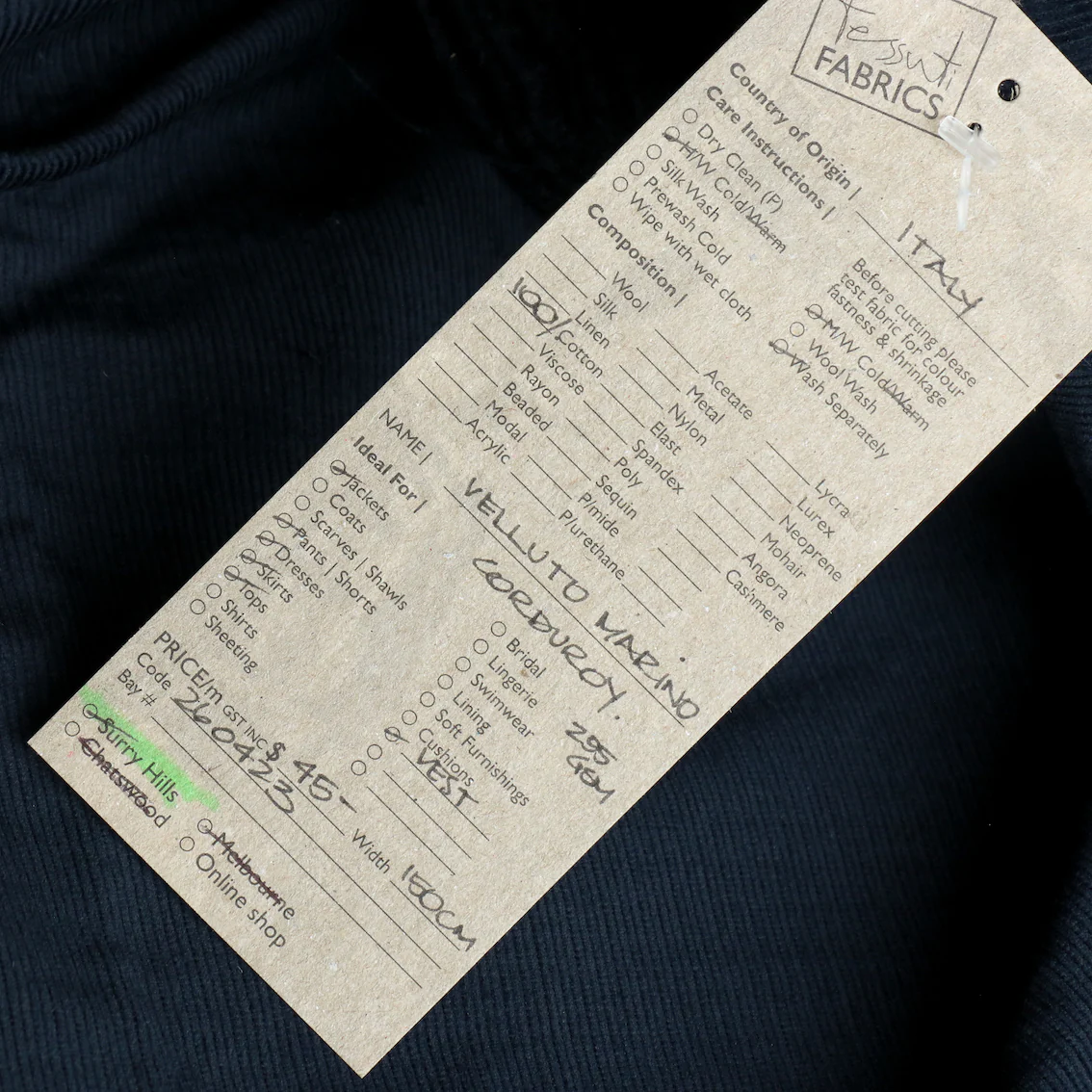 Velluto Marino Corduroy - Image 3