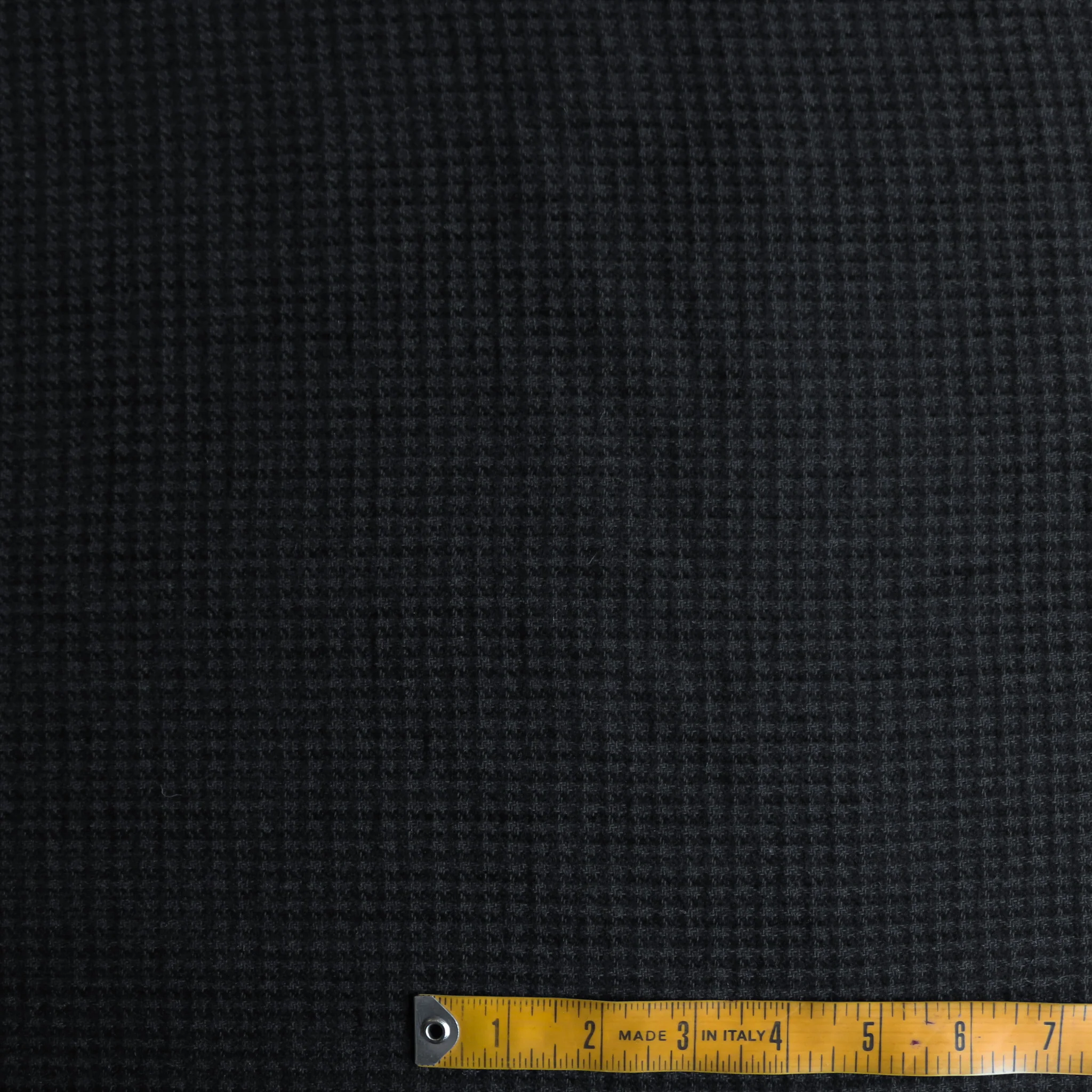 Vellutto Nero Check - Wool/Cotton - Image 3