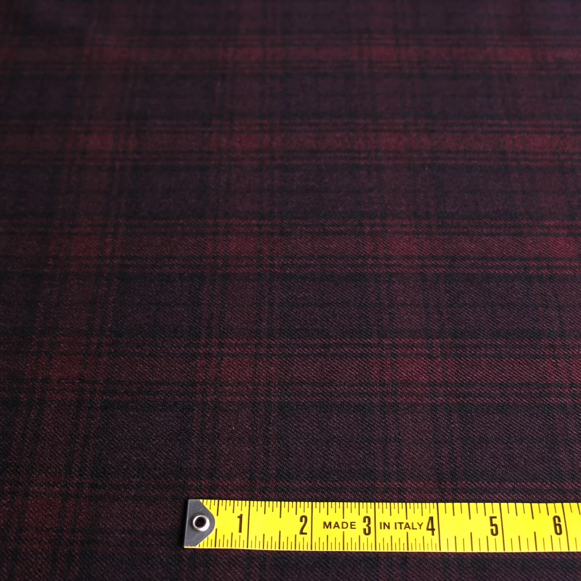 Verona Claret Check Wool - Image 2