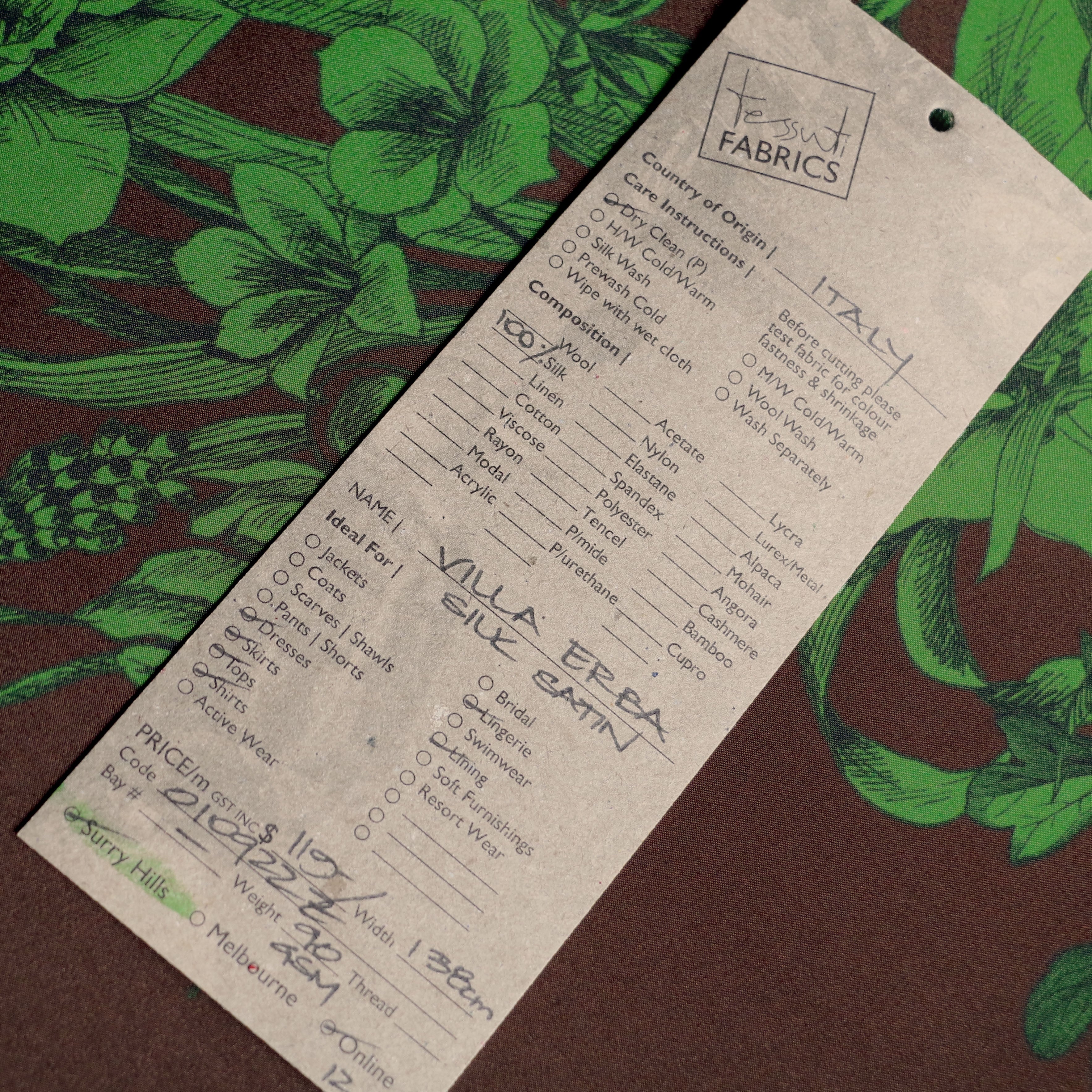 Villa Erba Silk Satin - Image 5