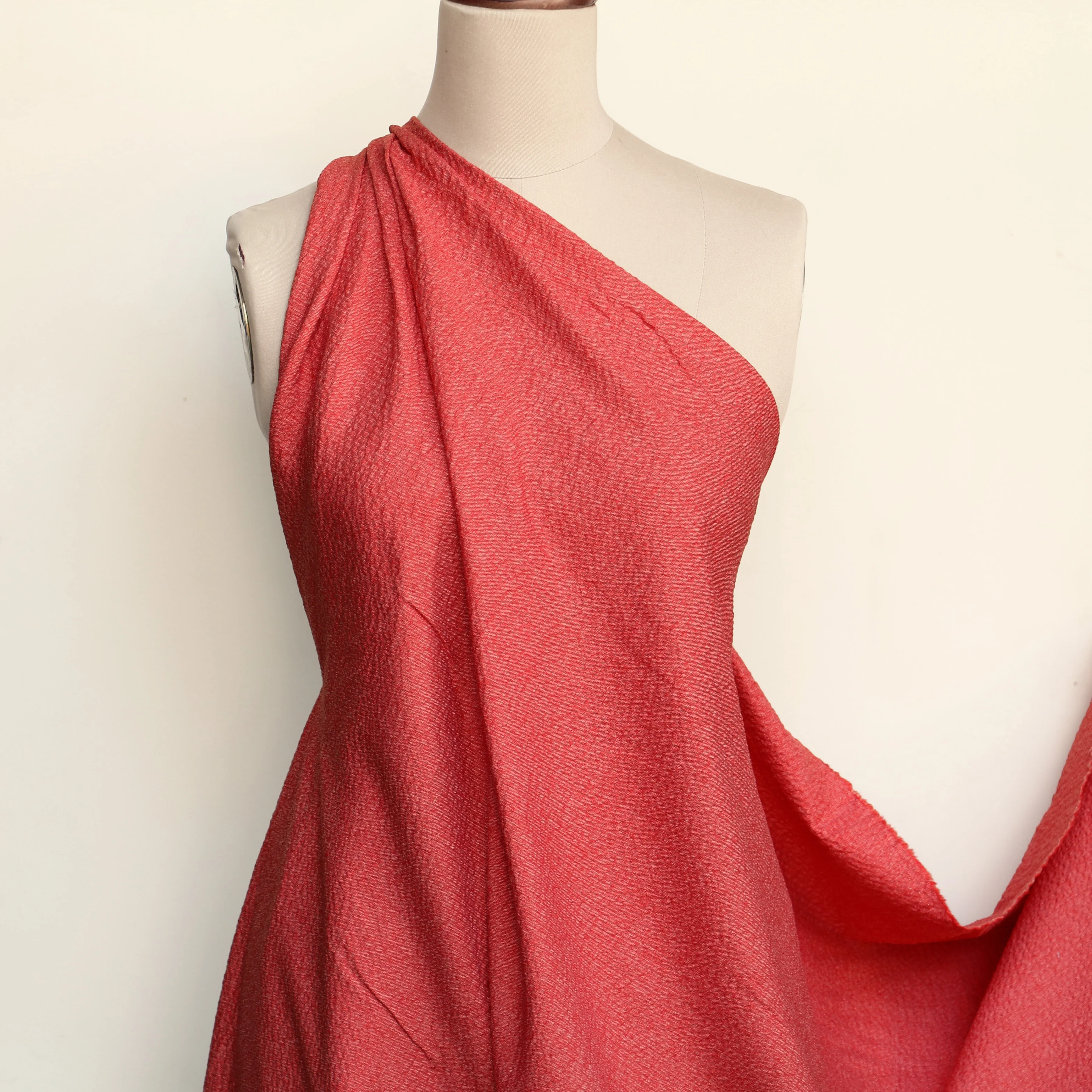 Vogue Cherry Seersucker - Image 4