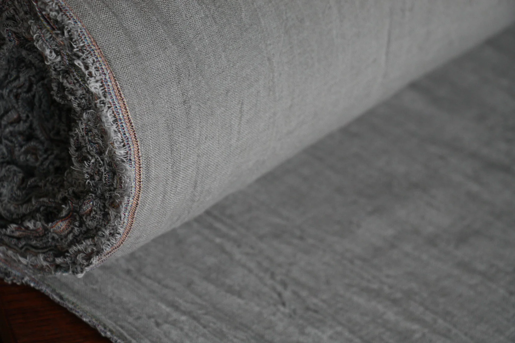 Washed Crinkle Grey Linen - Image 2