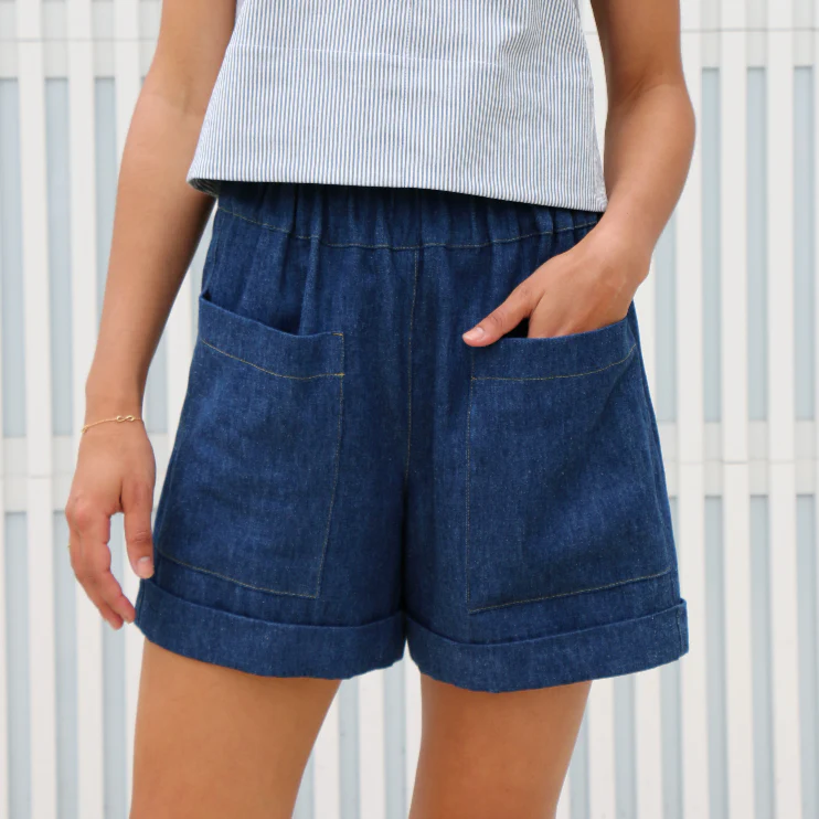 Indigo Washed Organic Denim - Image 2