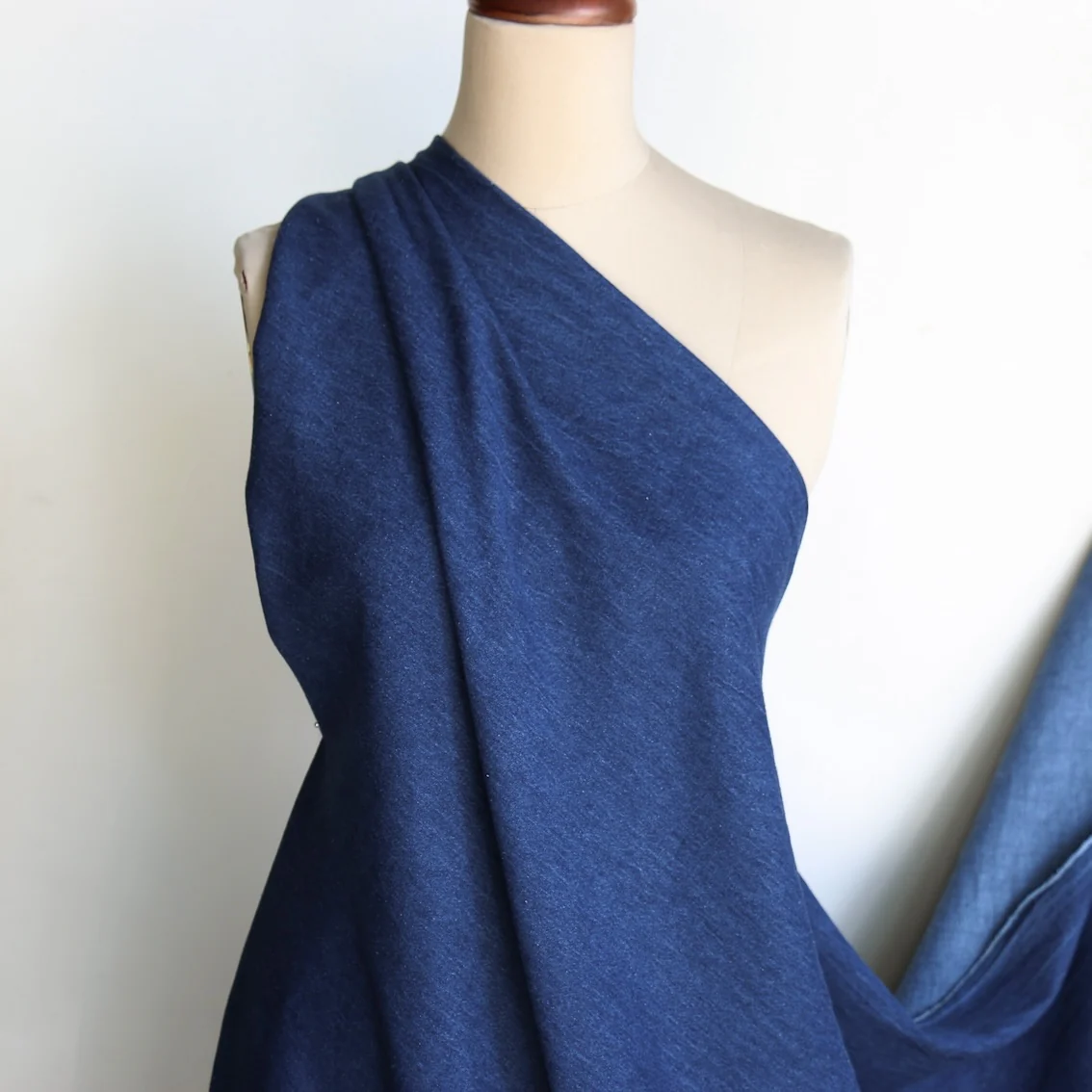 Indigo Washed Organic Denim - Image 4