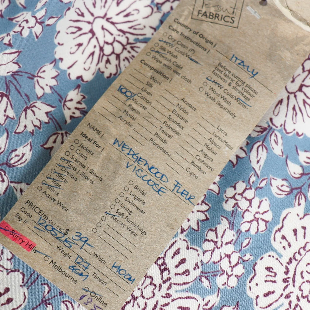 Wedgewood Fleur Viscose - Image 4