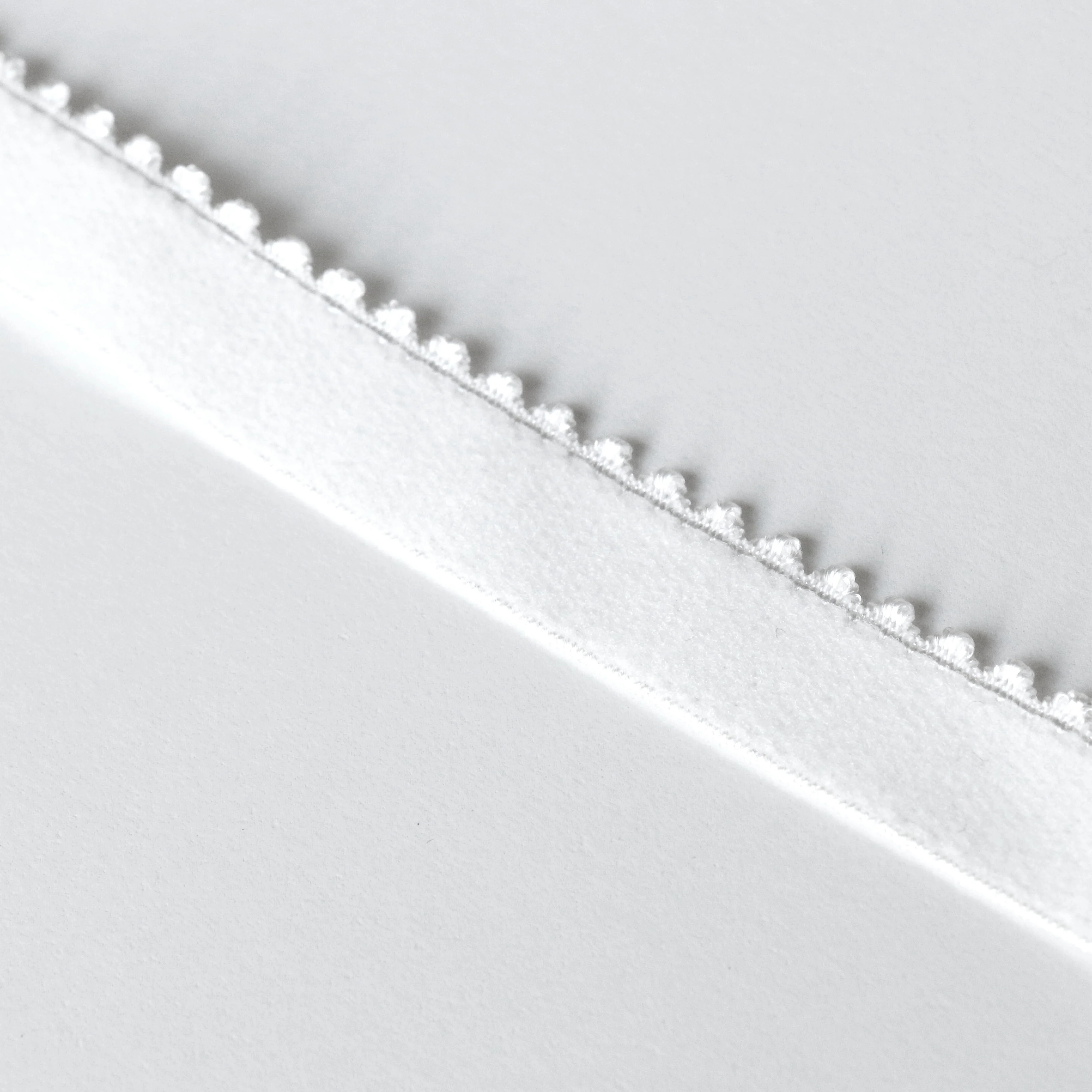 *Scalloped Elastic (16mm) - Off-White - Image 2