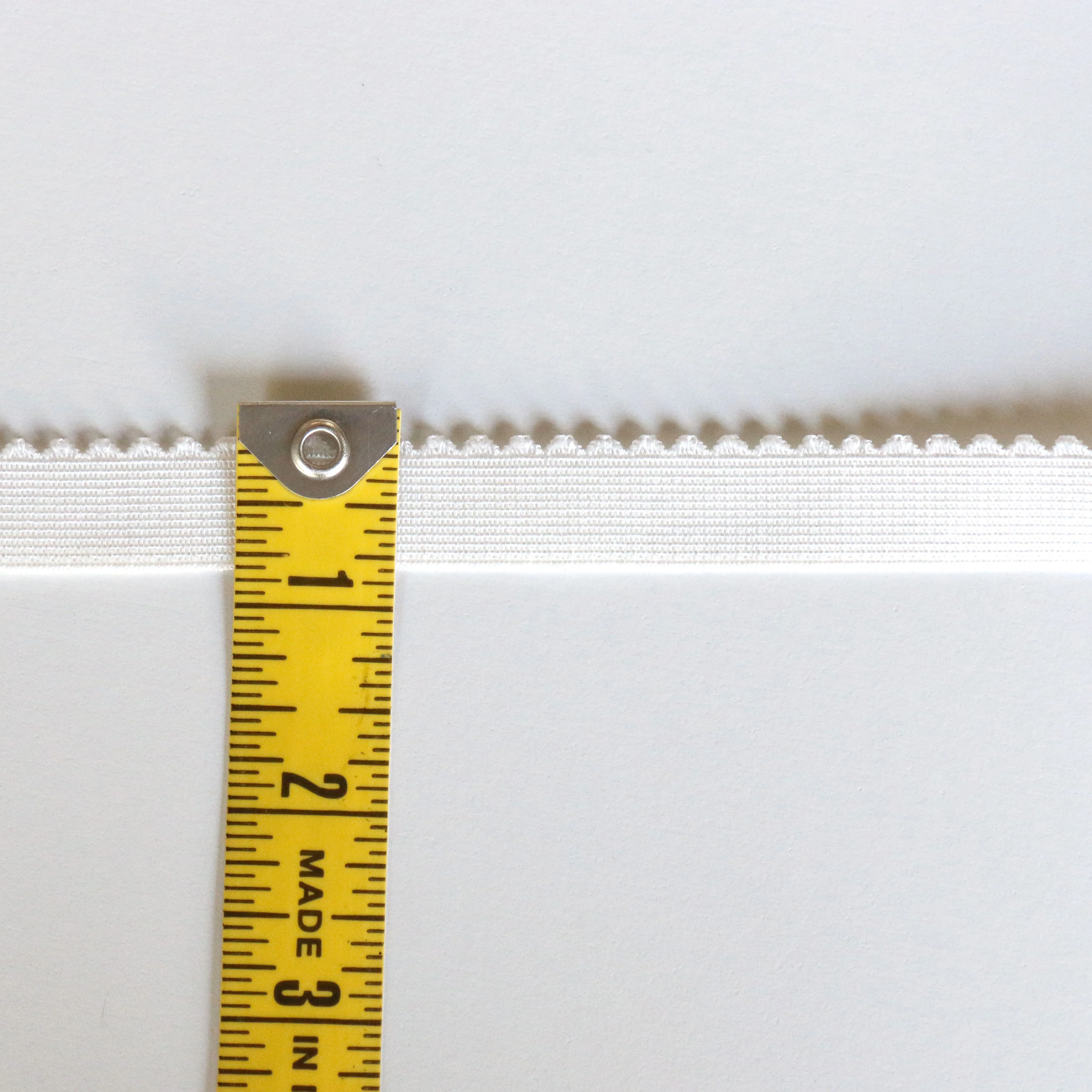 *Scalloped Elastic (16mm) - Off-White - Image 3