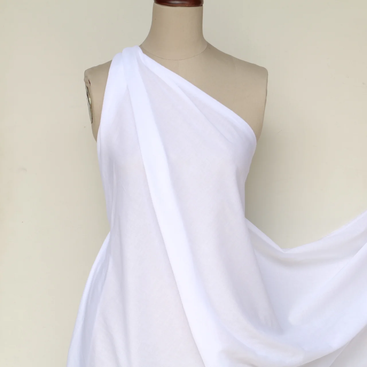 White Cotton Voile - Image 4