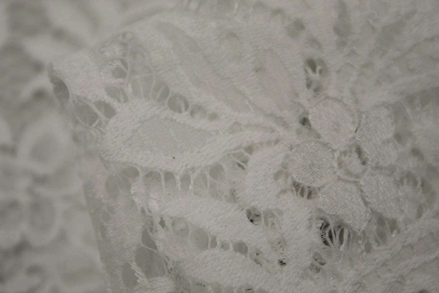 White Lacey Secrets - Panel Length Only