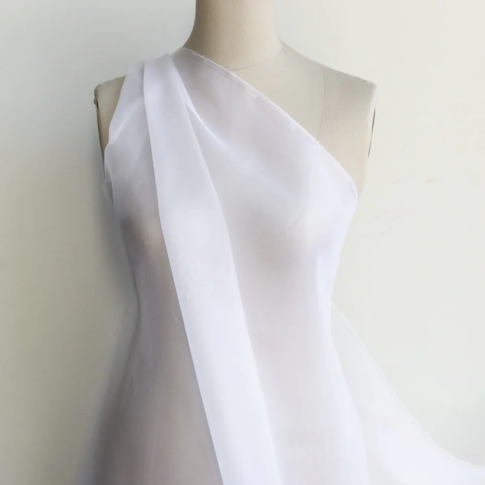 White Silk Organza - Image 4