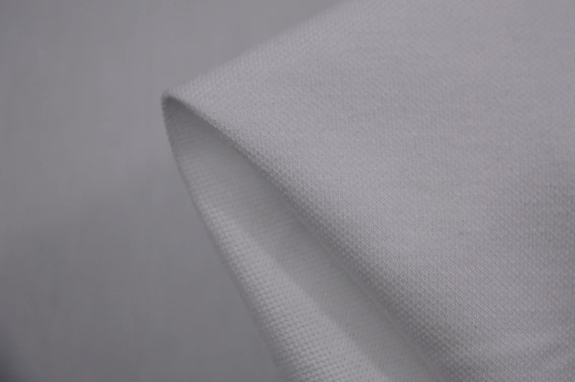 White Pique Jersey