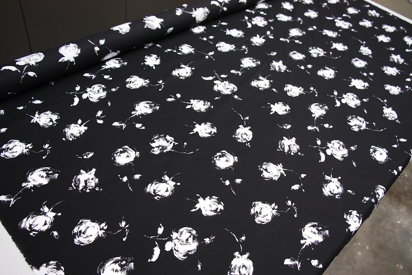 White Rose With Black Curtains - Image 4