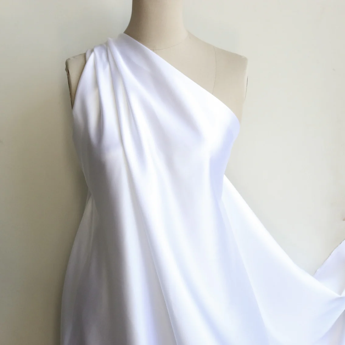 White Silk Satin - 19mm - Image 3