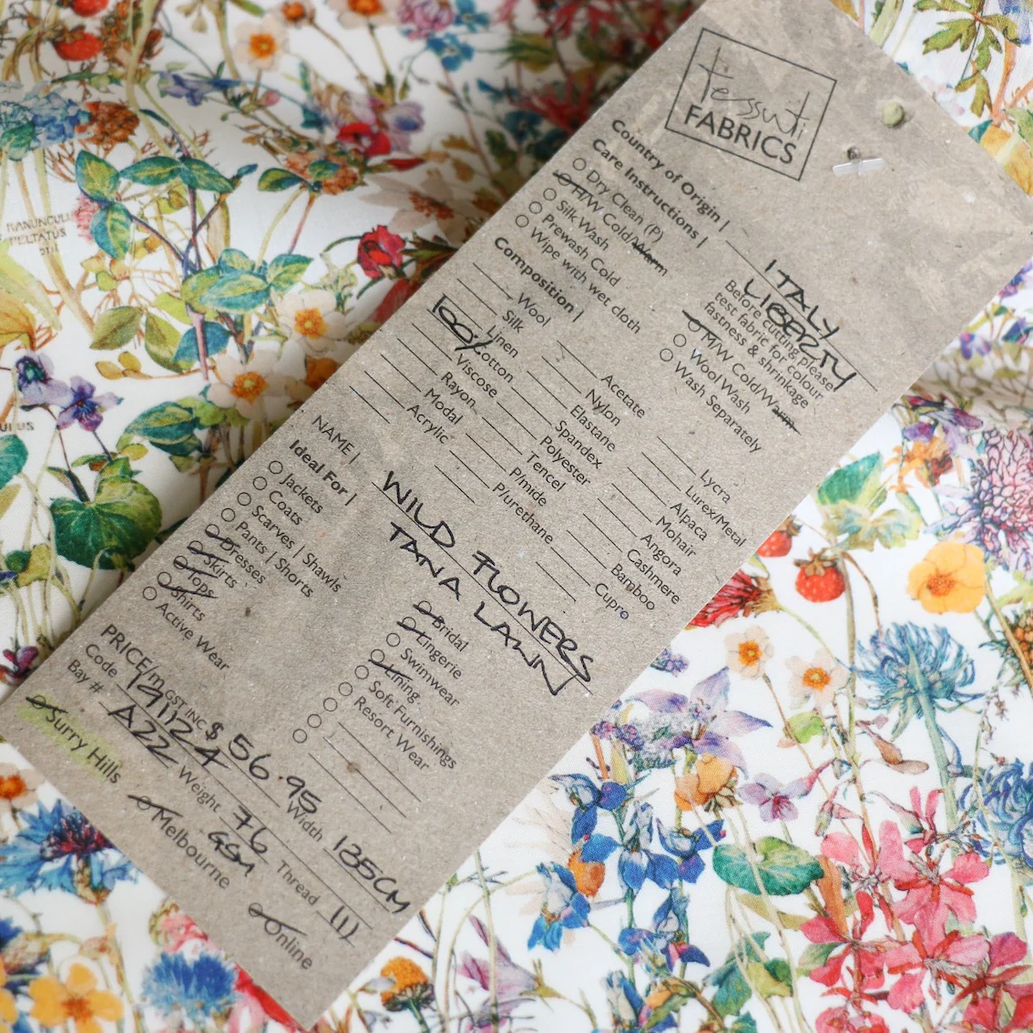 Wild Flowers - Liberty Tana Lawn - Image 4