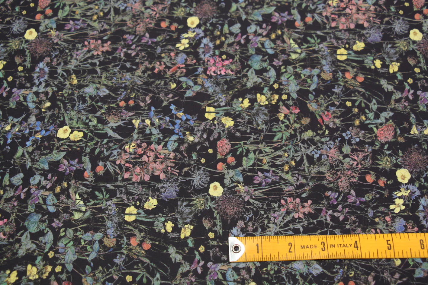 Wild Flowers Navy - Liberty Tana Lawn - Image 2