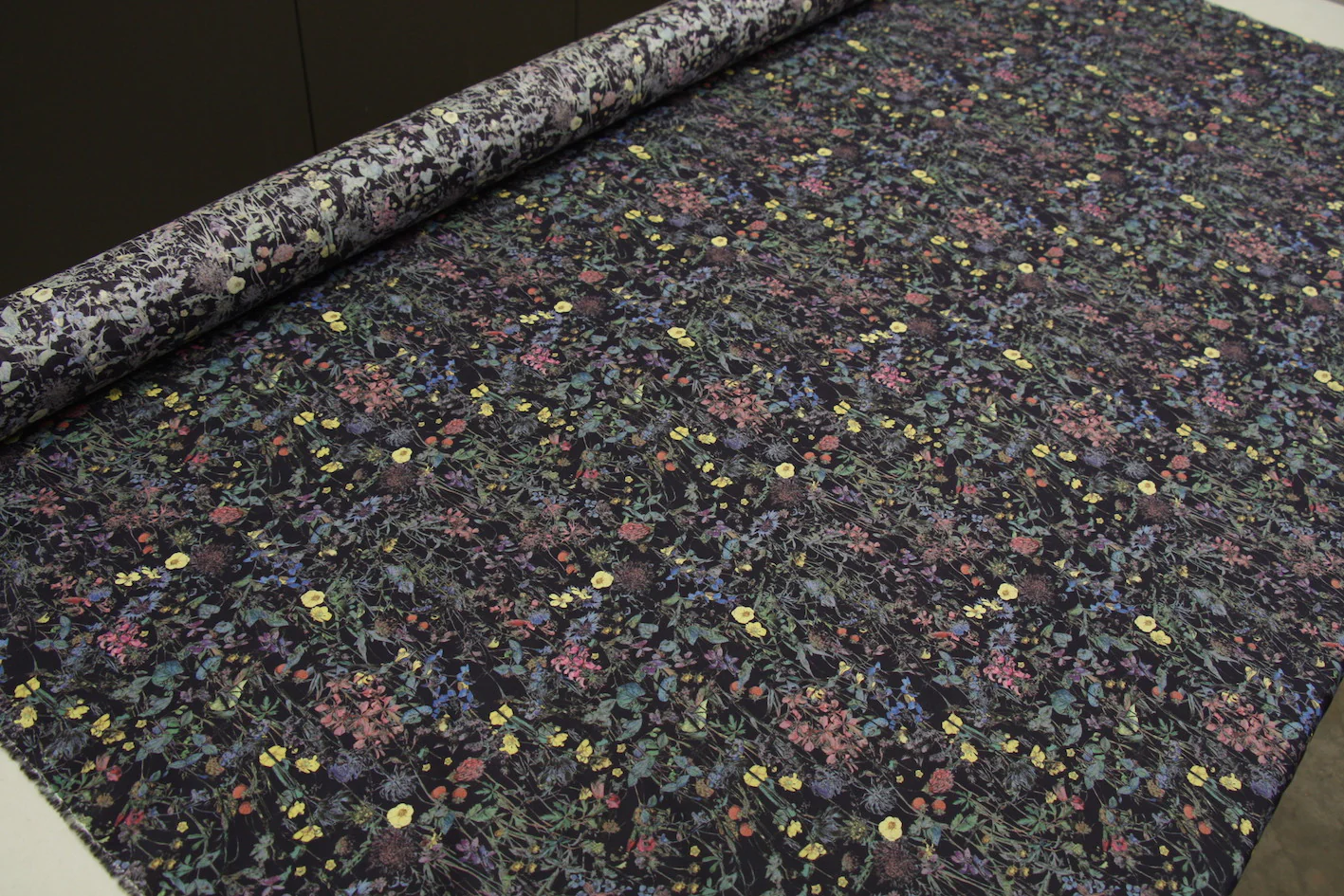 Wild Flowers Navy - Liberty Tana Lawn - Image 3